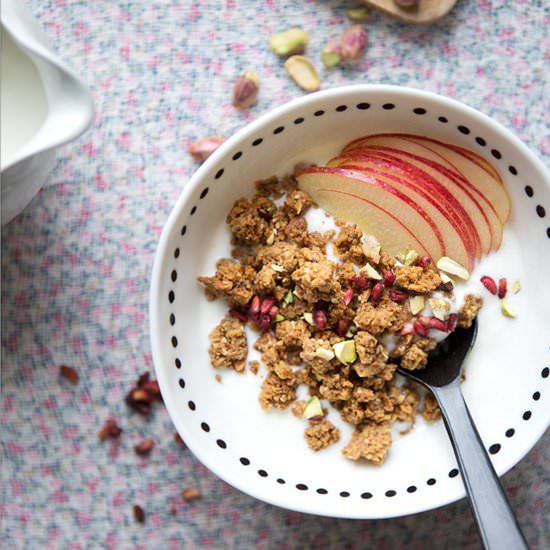 Grain Free Honey Granola - Recipe photo by dagmarskitchen.se