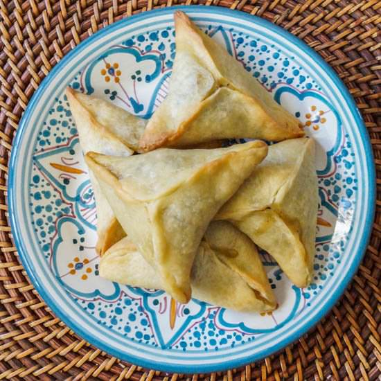 Fatayer Bi Sabanekh - Recipe photo by TaraMar