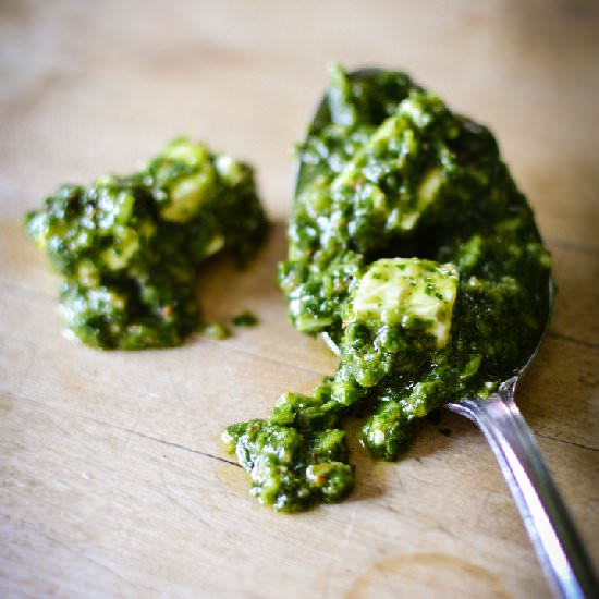 Feta In Charmoulla - Recipe photo by Urvashi Roe