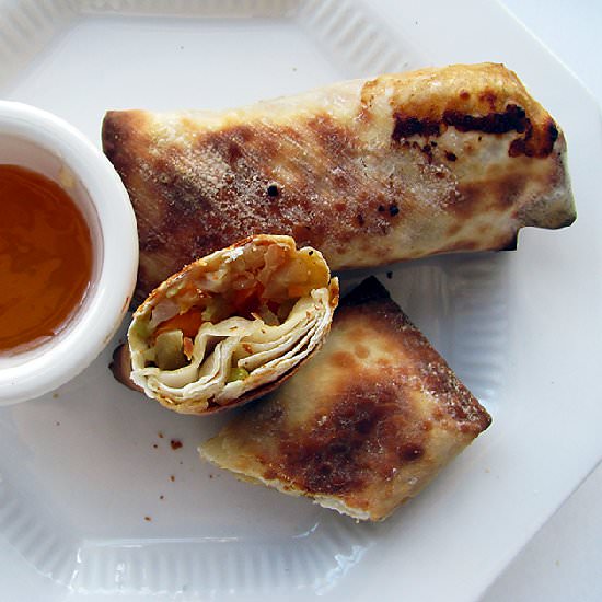 Baked Eggrolls with Kohlrabi - Recipe photo by sew lets cook