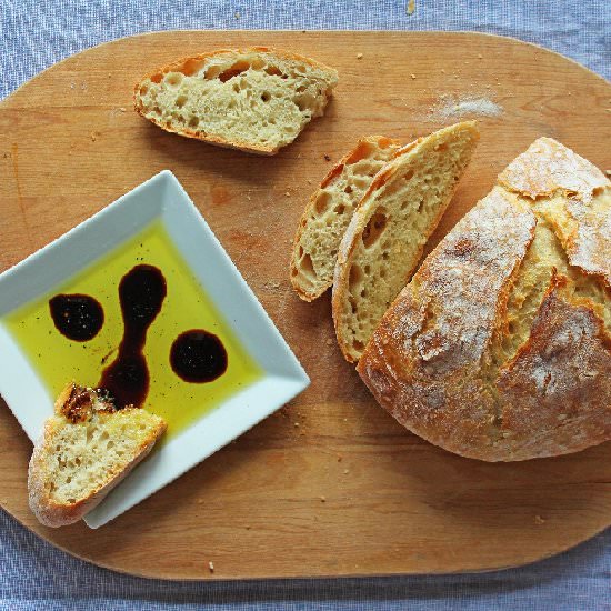 No-Knead Artisan Bread - Recipe photo by If You Give A Blonde A Kitchen