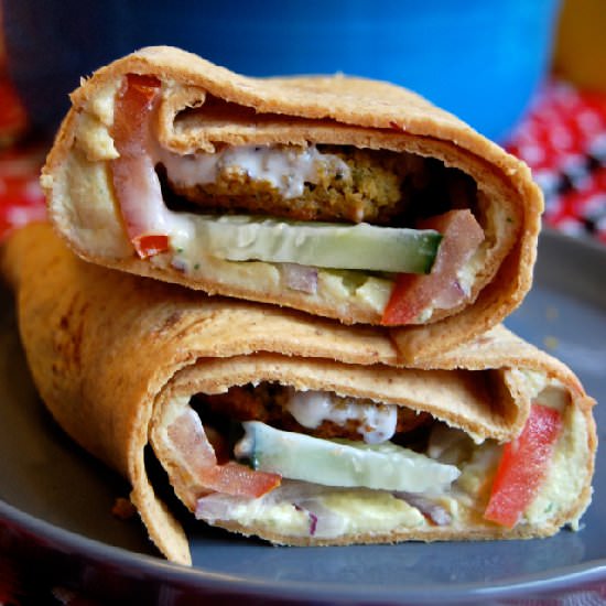 Cilantro Hummus Veggie Wraps - Recipe photo by uprootfromor