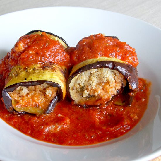 Eggplant Involtini - Recipe photo by The Wholesome Dish