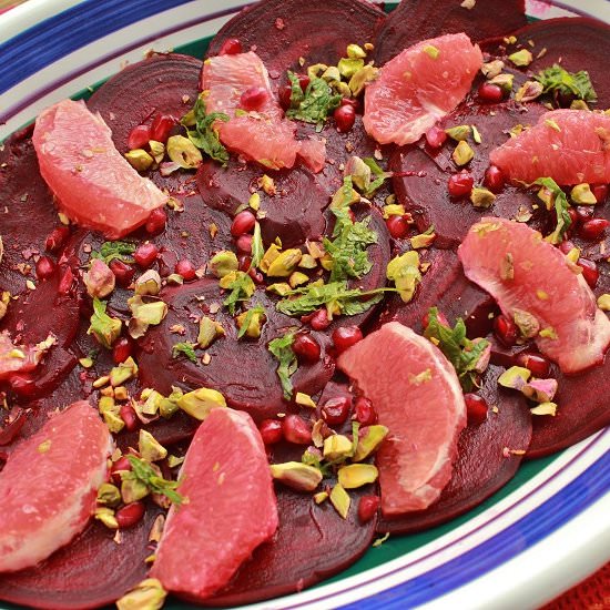 Beet and Grapefruit Salad - Recipe photo by SarahEatsAustin
