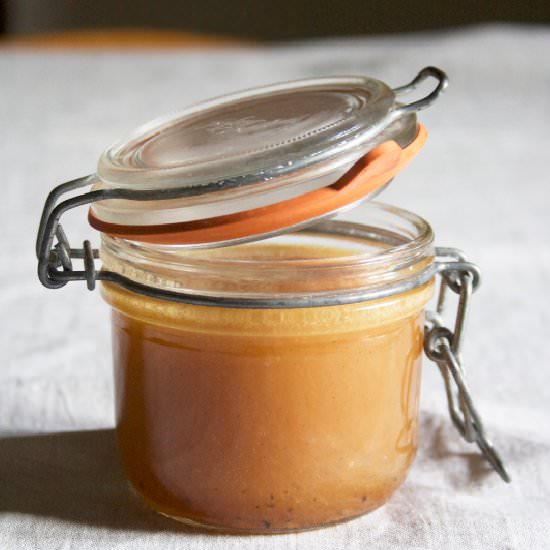 Apple Cider Caramel Sauce - Recipe photo by A day with V