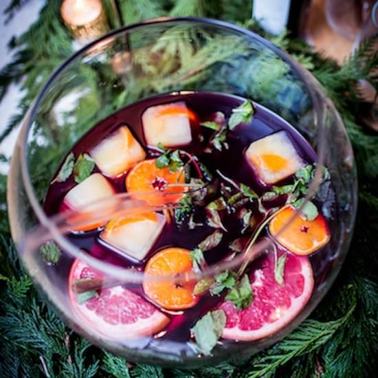 Pomegranate Punch - Recipe photo by camillestyles