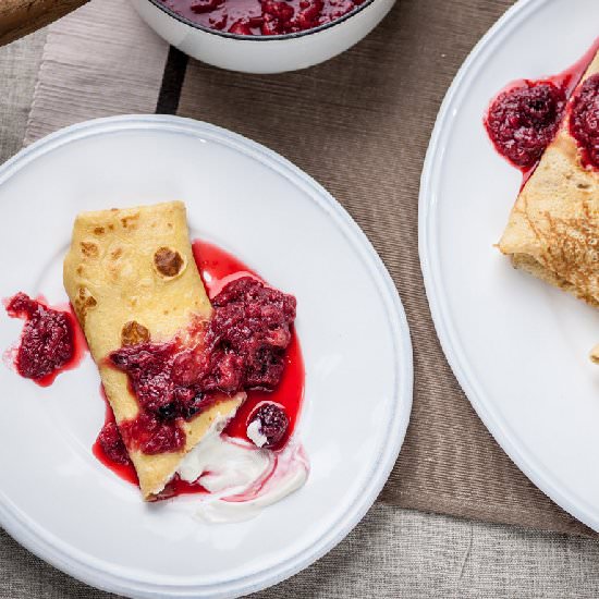 Blintzes - Recipe photo by MeccaGBC