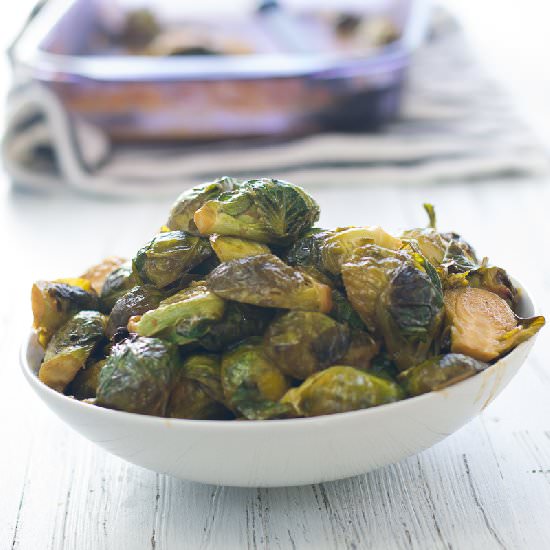 Roasted Brussel Sprouts - Recipe photo by kitchentonirvana.com