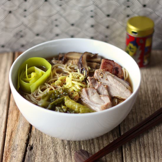 Pork & miso ramen soup - Recipe photo by Mathilda Motte