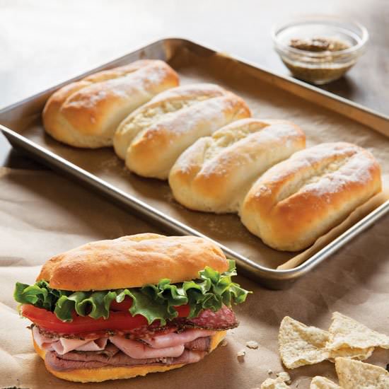 Gluten-Free Hoagie Rolls - Recipe photo by TableMatters