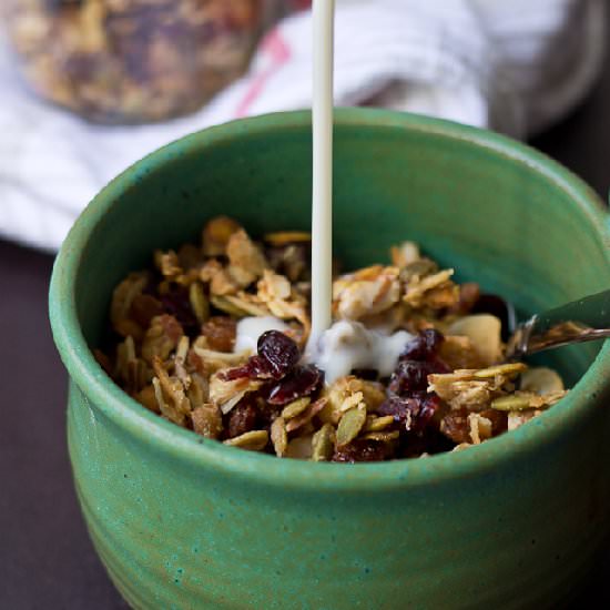Coconut Quinoa Granola - Recipe photo by LoveandZest