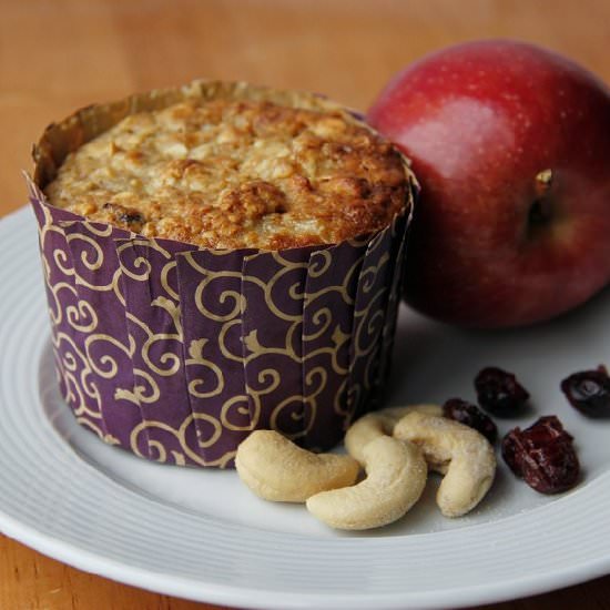 Oatmeal Muffins with Fruits and Nut - Recipe photo by Montka