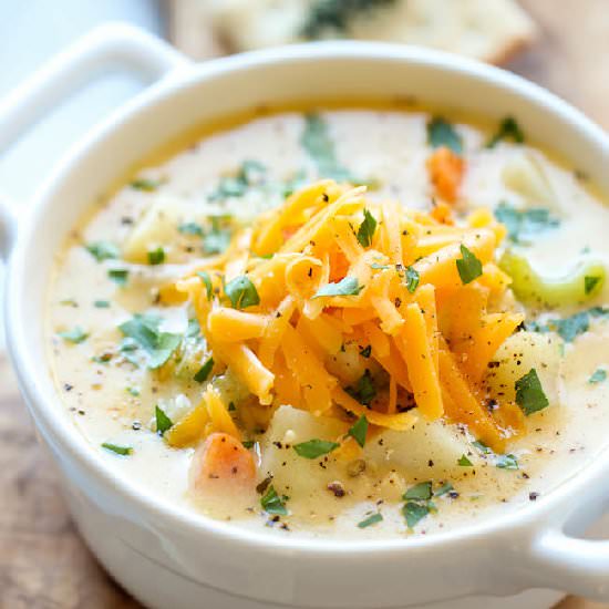 Chicken and Potato Chowder - Recipe photo by damndelicious