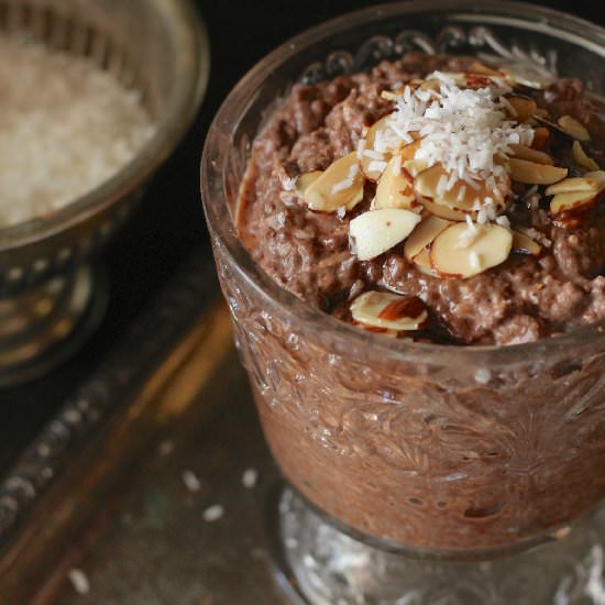 Almond Joy Chia Pudding - Recipe photo by Whereyourtreasureis