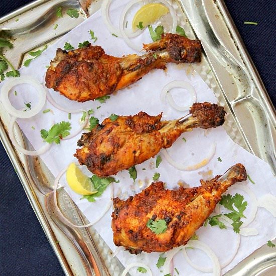 Baked Chicken Indian style - Recipe photo by divyapramil