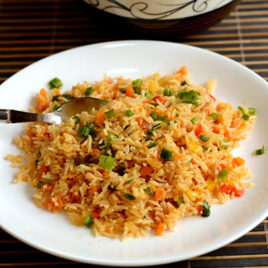 Schezwan Fried Rice - Recipe photo by Padhuskitchen