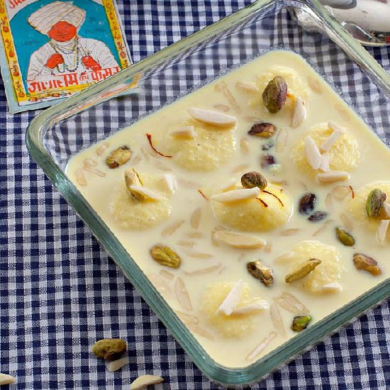 Ras Malai - Recipe photo by manusmenu