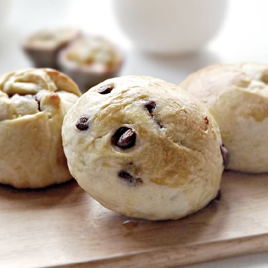 Chocolate Filled Sweet Buns - Recipe photo by Therya