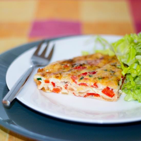 The 'Fridge Clearing' Frittata - Recipe photo by KitchenMason