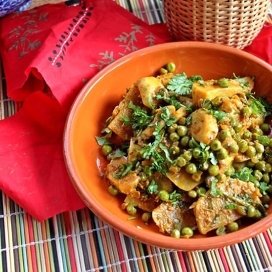 Kashmiri Turnips with Green Peas - Recipe photo by Cooking in Westchester