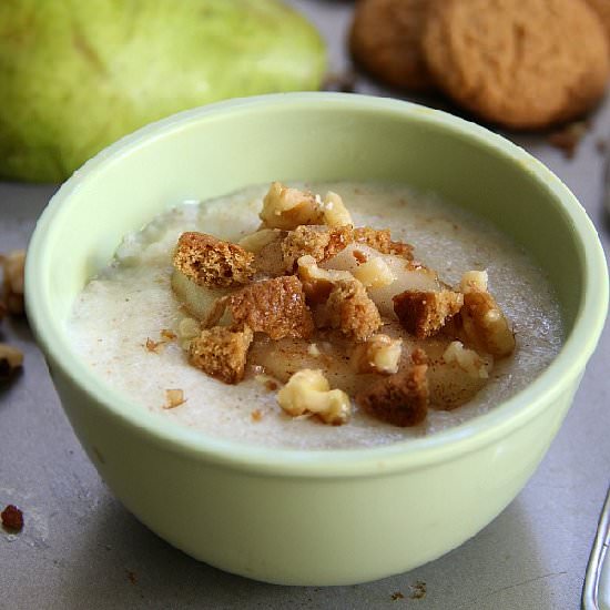 Ginger Pear Cream of Wheat - Recipe photo by eatdrinklove