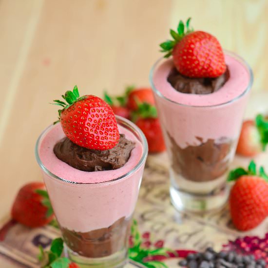 Chocolate & Strawberry Mousse - Recipe photo by From the Kitchen of Sara