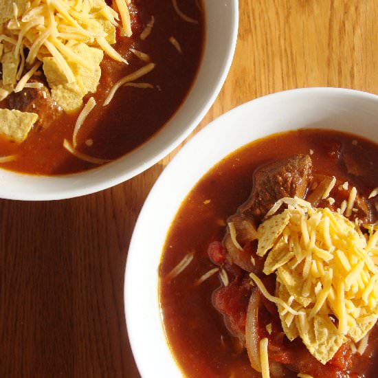 Slow Cooker "Big Red" Soup - Recipe photo by lisacheesykitchen