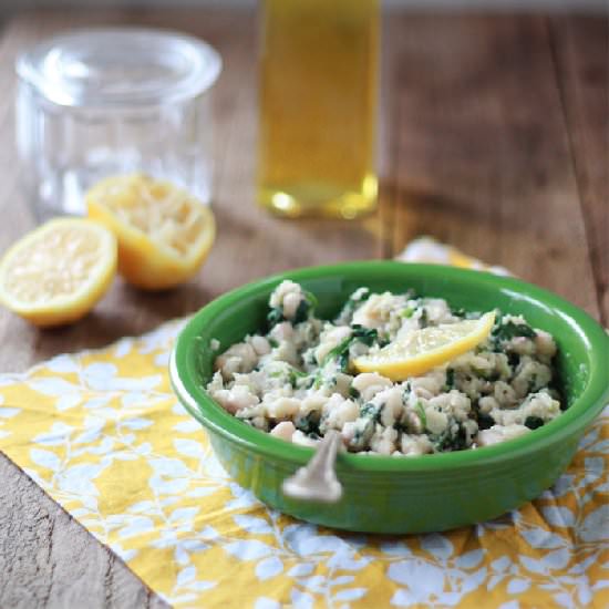 Mashed White Beans - Recipe photo by Kitchen Treaty