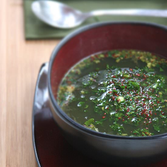 Korean Fusion Soup - Recipe photo by thenourishedcaveman