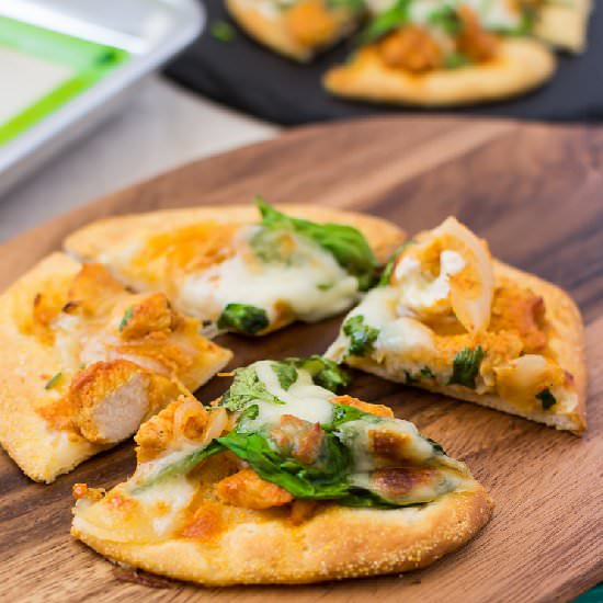 Chicken Tikka Pizza - Recipe photo by littlespicejar