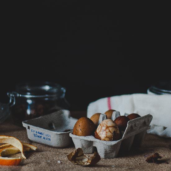 Tea eggs - Recipe photo by tworedbowls