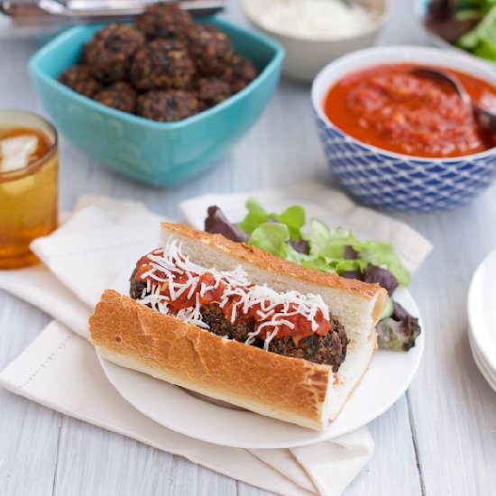 Mushroom & Quinoa Vegan Meatballs - Recipe photo by 84thand3rd