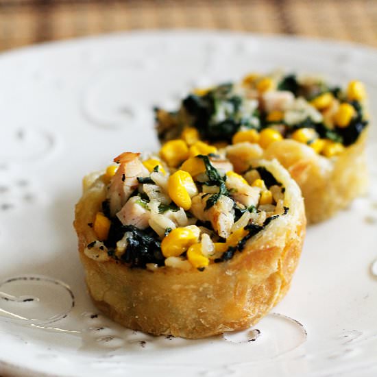 Chicken Spinach Cups - Recipe photo by Jessica Weible