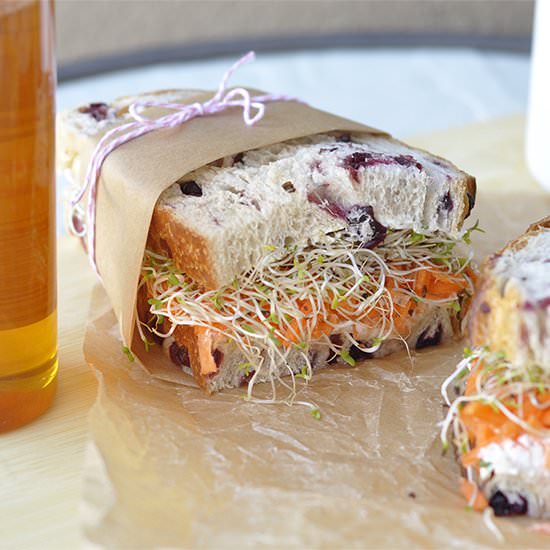 Carrot, Honey Sandwich - Recipe photo by Made In Our Kitchen