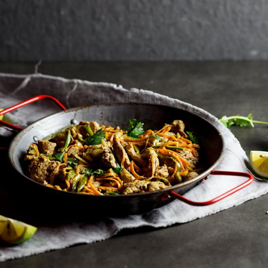 Pork Green Curry Stir Fry - Recipe photo by Simply Delicious