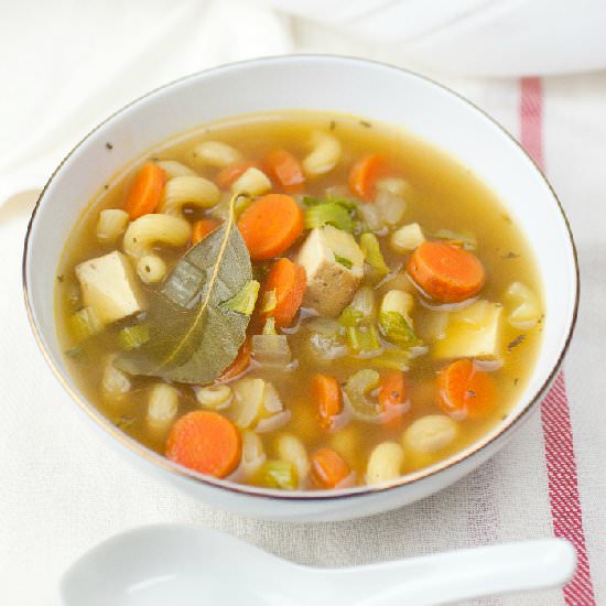 Chickenless Noodle Soup - Recipe photo by ProduceonParade