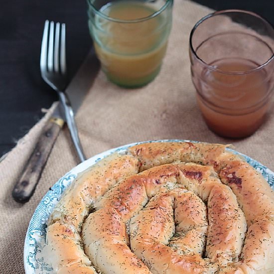 Mhancha Leek and Smoked Salmon - Recipe photo by delicedorient