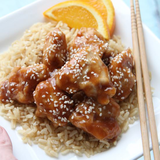 Gluten-Free Orange Chicken - Recipe photo by momadvice