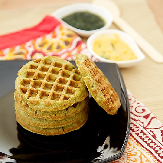 Green Gram Waffles - Recipe photo by anushruti