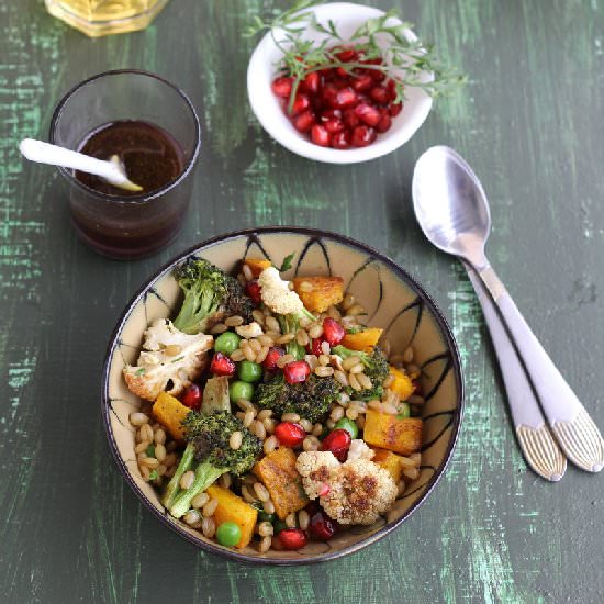 Wheat Berry Salad w/ Winter Veggies - Recipe photo by easyfoodsmith