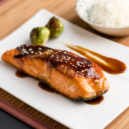 Salmon Teriyaki - Recipe photo by Charlene Chan