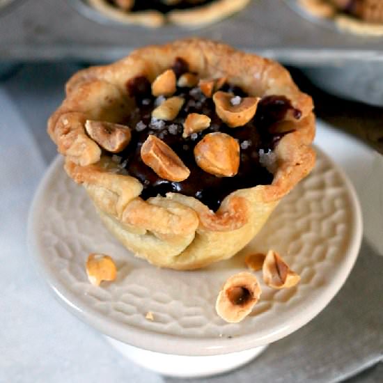 Espresso Chocolate Mini Pies - Recipe photo by beckysuebakes