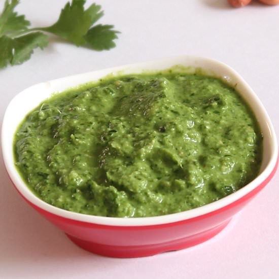 Fresh Coriander (Cilantro) Dip - Recipe photo by foodviva