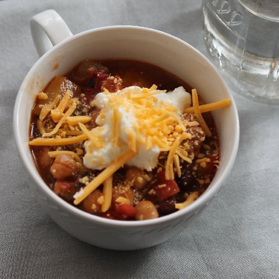 Butternut Squash and Turkey Chili - Recipe photo by allie15
