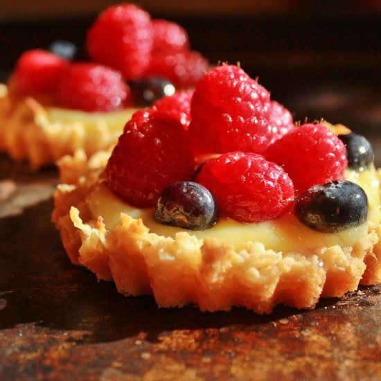 Meyer Lemon Curd Tartlets - Recipe photo by SarahEatsAustin