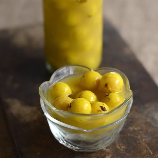 Gooseberries in Brine - Recipe photo by Padhuskitchen