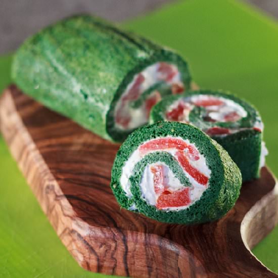 Spinach and Feta Roulades - Recipe photo by Bob Vivant