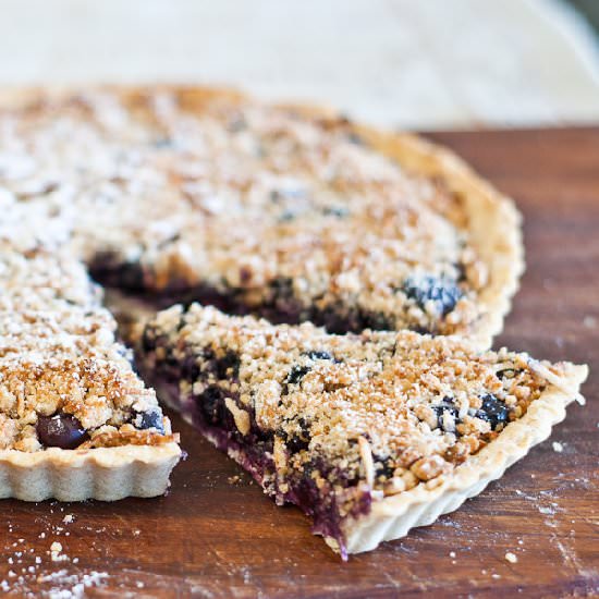 Blueberry, Almond Tart – Gluten Free - Recipe photo by Suzanneper