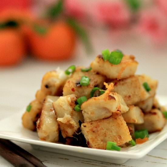 Turnip Cake - Recipe photo by mybarecupboard