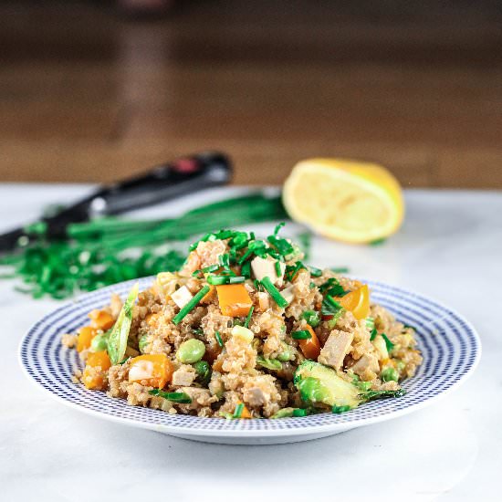 Adaptable Quinoa "Fried Rice" - Recipe photo by ringfingertanline